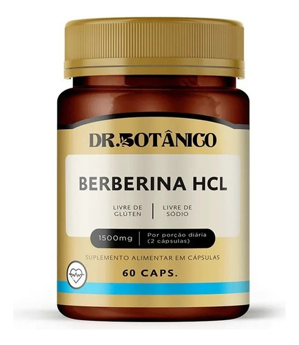 Berberina Hcl 1500mg 60 Caps. Dr. Botanico