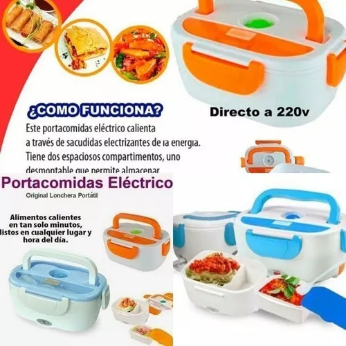 Lonchera Táper Eléctrico Portátil - Calentador De Comida