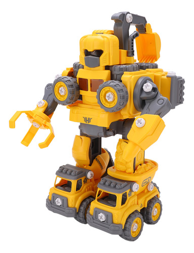 Caminhão De Construção Take Apart Robot Toys 905b Diyc 5 Em