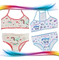 Comprar 12 Conjuntos Ropa Interior Niñas Oferta X Docena