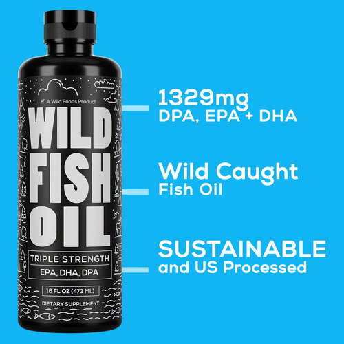 Aceite De Pescado Salvaje, Ee. Uu. Caught Omega-3 Dpa, Dha,