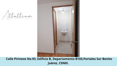 Se Vende Casa En Calle Pirineos No.93, Edificio B, Departamento B103,portales Sur Benito Juárez, Cdmx. Pds31-di