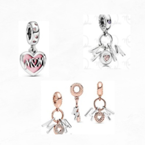 Charms Dijes Pandora Plata 925 Día De La Madre Mamá Regalos