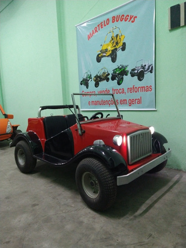 Imagem 1 de 15 de Míni Buggy Com Partida Elétrica Motor 4 Tempo Farol Lanterna