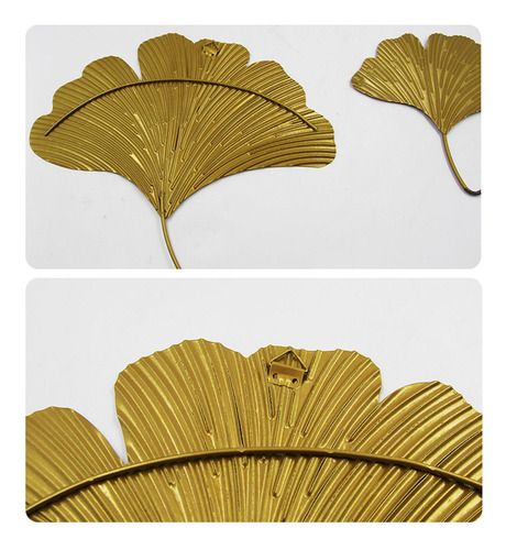 Folhas De Ginkgo Montadas Na Parede Decoração De Pequeno