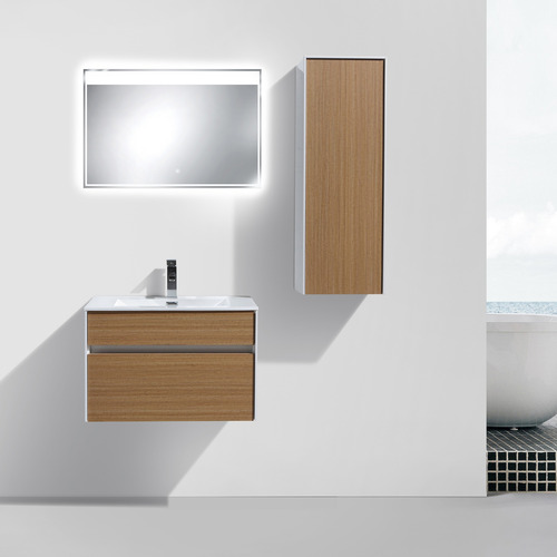 Mueble De Baño Sunset Con Lavamanos Café Teak 70x48x45cm