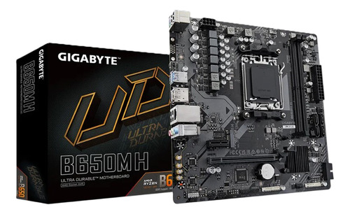 Tarjeta Madre Gigabyte B650m H S-am5 Ddr5 6400mhz Hdmi Dp