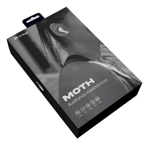 Audifonos Inalámbricos Tws In-ear D-bugg Moth Calidad Hd Color Blanco