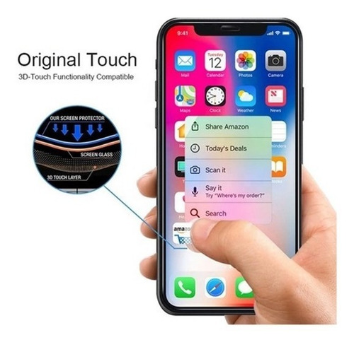 Lamina Protectora Vidrio Templado 5d Para iPhone 7 Plus