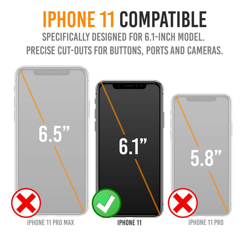 Funda De Batería Para El iPhone 11, Bx11 5500mah Funda Pr...