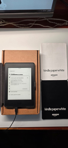 Kindle Paperwhite 6 7ma - 4gb + Funda Magnetica - Impecable Negro