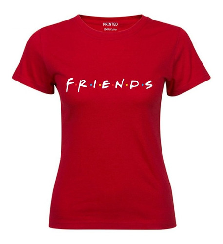 Polera Mujer Estampada Friends