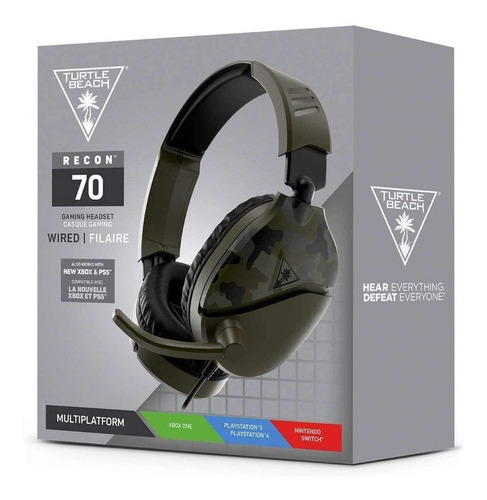 Auricular Gamer Turtle Beach Recon 70 Pc Ps Xbox Switch 