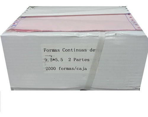 Papel Forma Continua 2 Partes Media Carta 2000 Formas