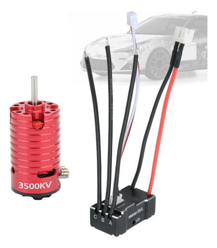 Motor Sin Escobillas Red Rc Part 1410 De Repuesto, 18 A, Neg