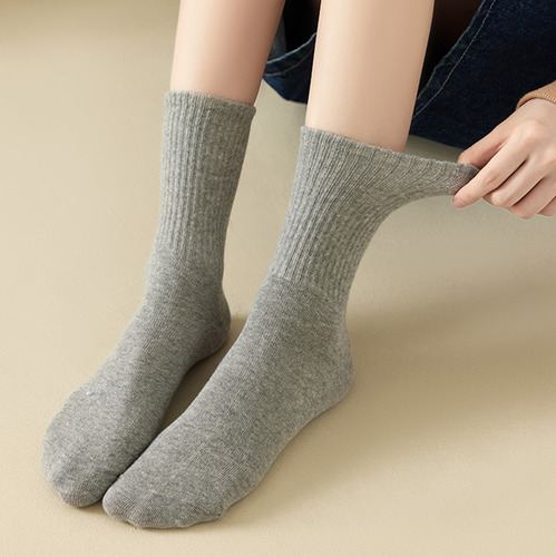 5 Pares De Calcetines Cortos Unisex A Rayas Lisas En Blanco