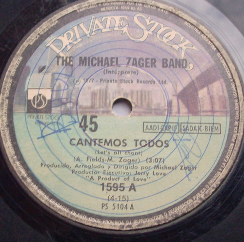 The Michael Zager Band - Cantemos Todos / Expreso De Amor 