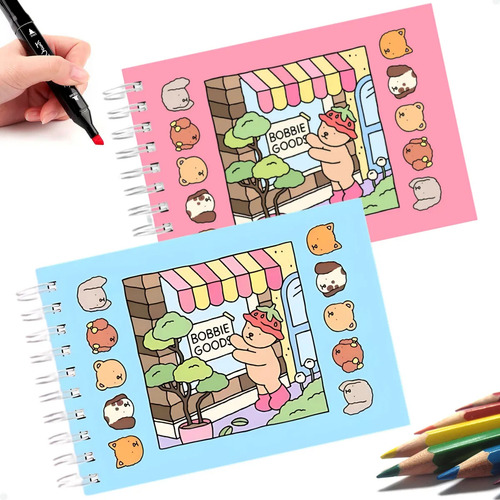 . Libros For Colorear Bobbie Goods (set 2), Tapa Dura, 48