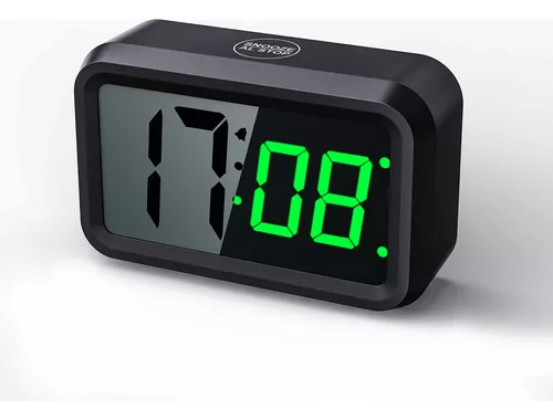T-famy Reloj Despertador Digital Funciona Con Pilas Con Pant