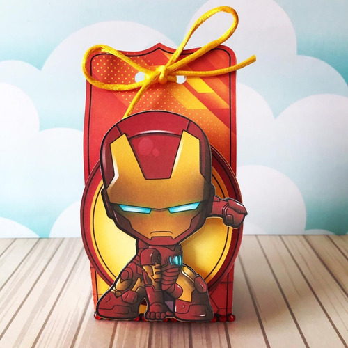 Kit Editable Iron Man V1 Para Cameo