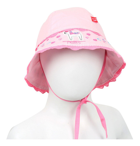 Gorro Bebé Niña Algodón Verano Palo Rosa Pillín 