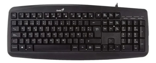 Teclado Genius Rs2/ Kb-117/ Sp/ Usb/ Blk