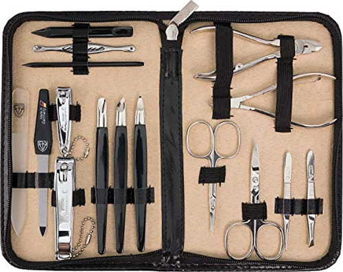 Tres Espadas Exclusivo Estuche  Kit  Set De Cuidado De Uñas