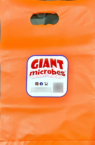 Bolsa Para Regalo Giant Microbes 20x30 Cm