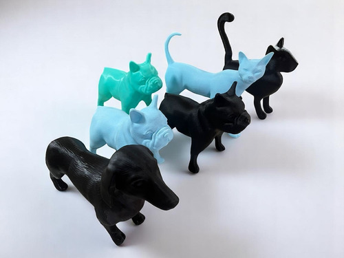 Maniqui De Gato #2 Tamaño Real Ideal Petshop Negro