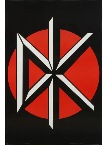 Posters Dead Kennedys - Old English Dk Logo Poster - | MercadoLivre