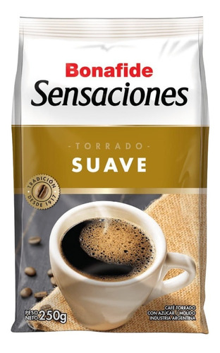 Cafe Bonafide Sensaciones Torrado Suave 250 Gr