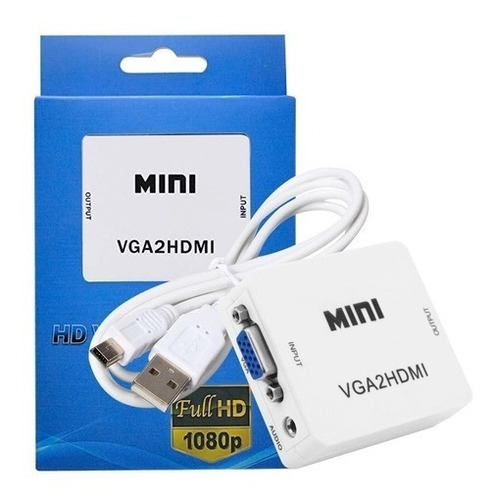 Adaptador Vga-hdmi De Analogico A Digital Int.co 09-031b