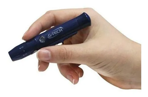 Imagem 2 de 3 de Caneta Lancetadora G-tech Lancetador Para Diabetes