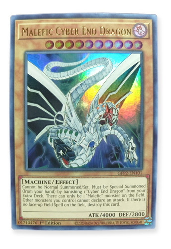 Yugi-oh! Malefic Cyber End Dragon Gfp2-en101 Ultra