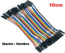 Comprar 40 Cables Dupont 10 Cm Macho-hembra Arduino Prueba Electro