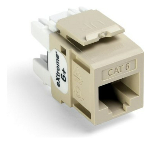 Leviton*****bi6 Extreme 6+ Conector Quickport, Cat 6, Marfil