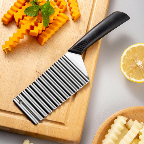 Para Cuchillo Cortador De Patatas Fritas Arrugado Y
