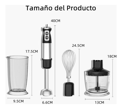 5 En 1 Licuadoras De Mano, Licuadora Manual 600w, Batidora