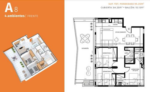 Departamento Venta San Cristobal 4 Ambientes