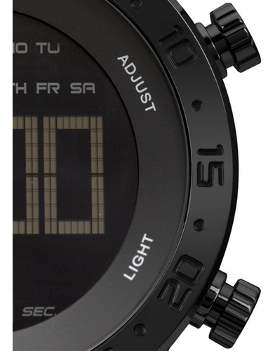 Relógio Masculino Technos Bjk006aa/4p 48mm Silicone Preto