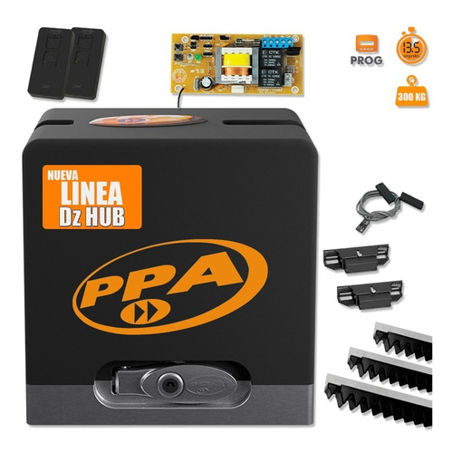 Imagen 2 de 5 de Motor Para Portones Corredizo Ppa Completo Para Instalar