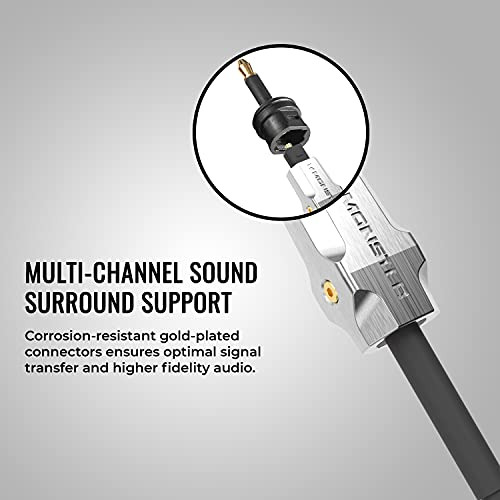 Monster M-series 1000 Fiber Optical Digital Audio Cable Tosl