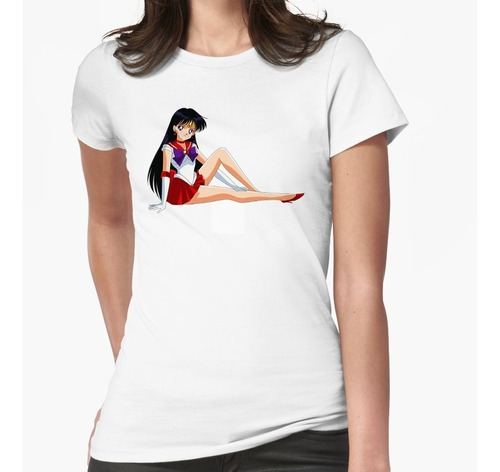 Sailor Moon Anime Playera Nueva Modelo Original Rei Hino 