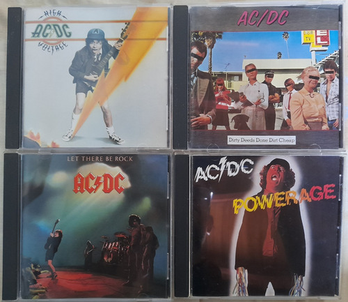 Cd's Coleccion Rock Ac/dc Edicion 94 Excelentes Condiciones