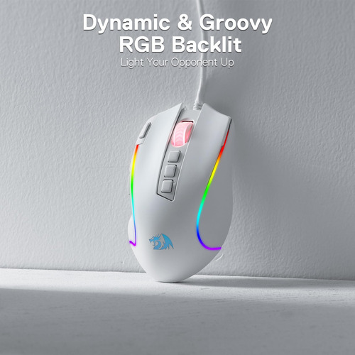 Ratón Para Juegos Redragon M612 Predator Rgb 8000 Dpi Con Ca