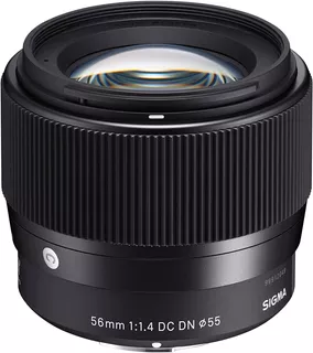 Sigma 56mm For E-mount (sony) Fixed Prime Camera Lens, Black