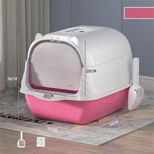 Caja Sanitaria Cerrada Grande Genérica Para Gatos