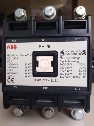 Contactor Abb Asea Brown Boveri  Eh 90