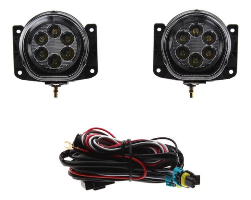 Kit Faro Auxiliar Led Ambos Lados Fiat Uno 11/16