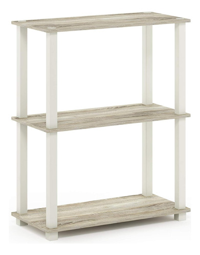 Furinno Turn-s-tube 3-tier Compact Multipurpose Shelf Displa